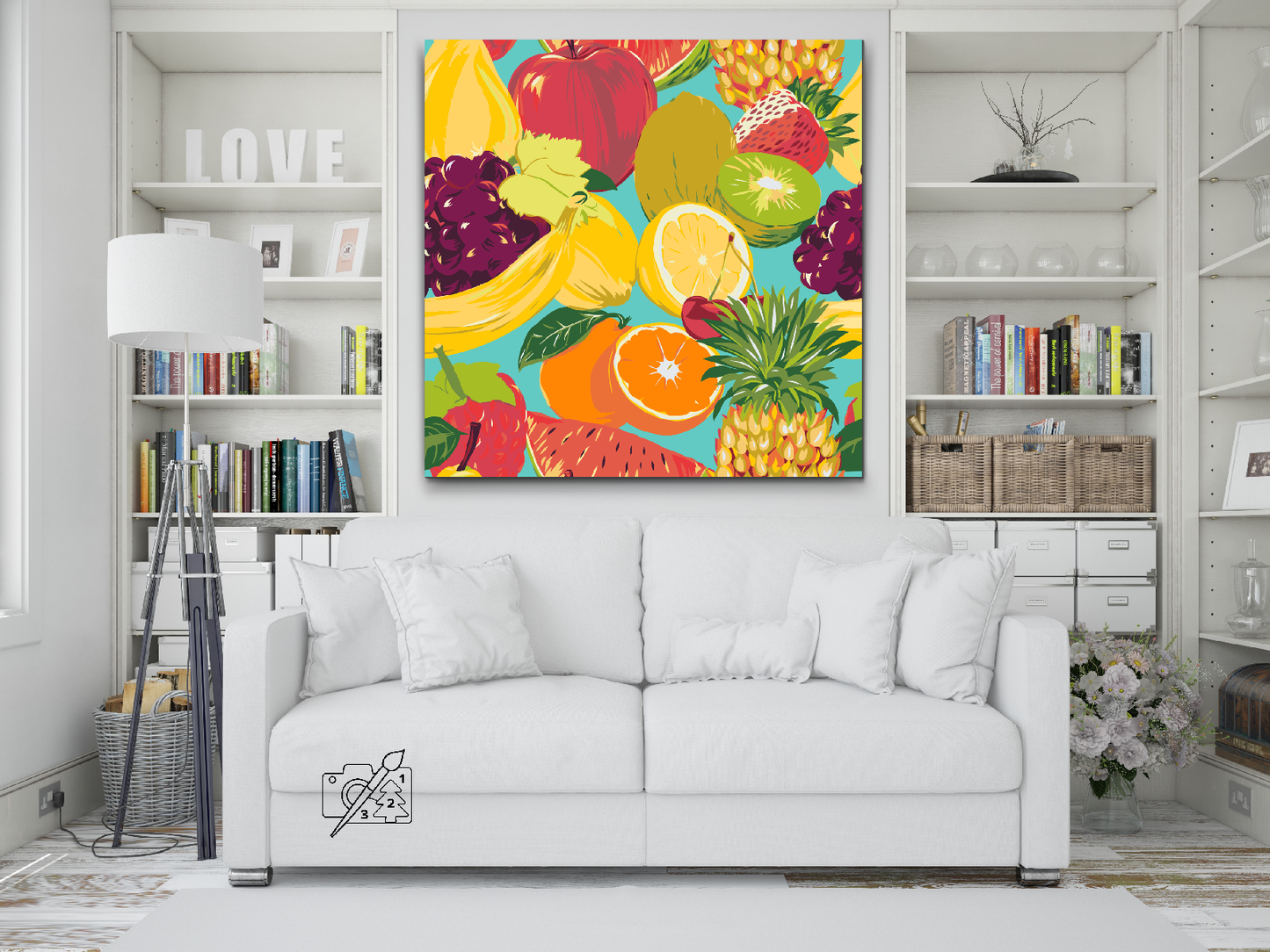 Paint by Numbers - Frugtbaggrund