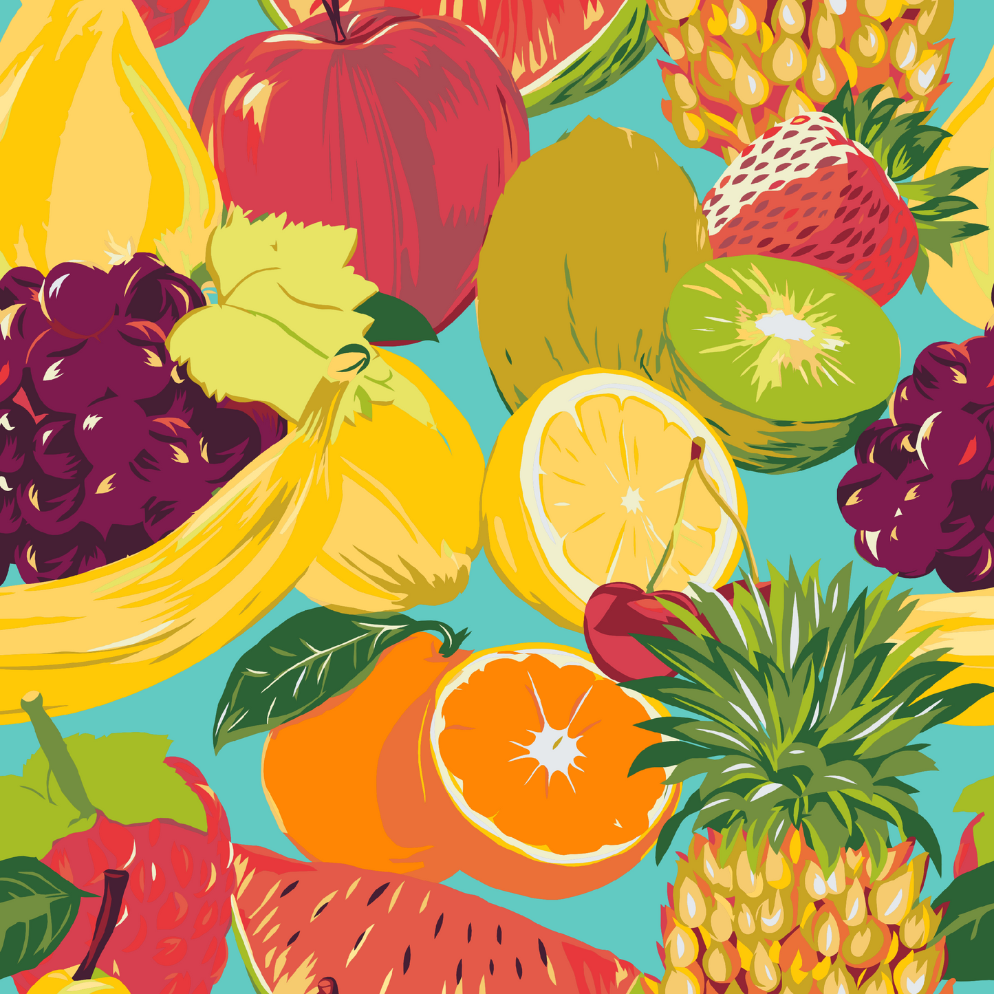 Paint by Numbers - Frugtbaggrund