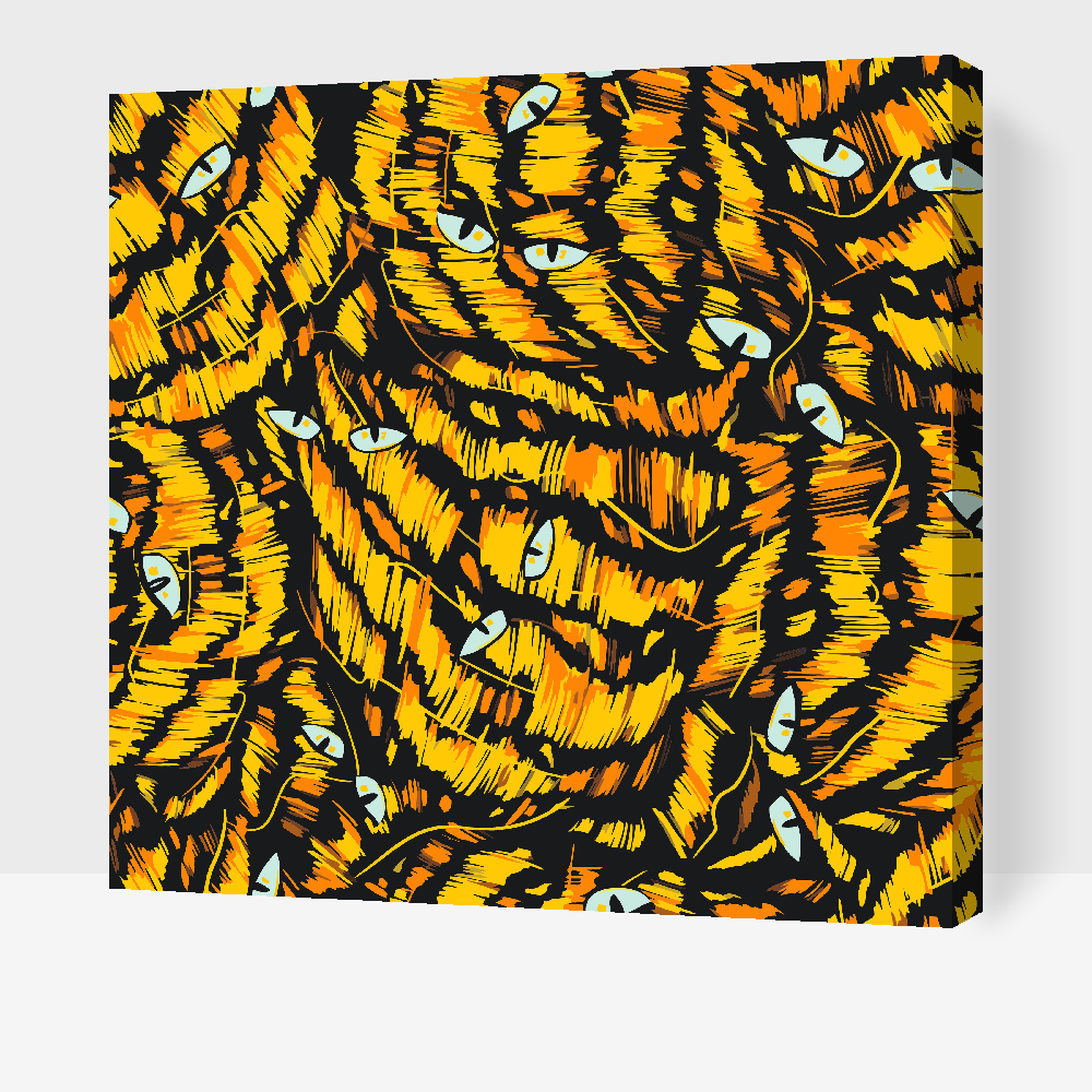 Paint by Numbers - Abstract Cat