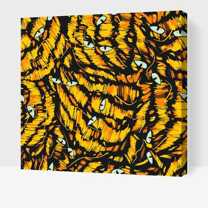 Paint by Numbers - Abstract Cat