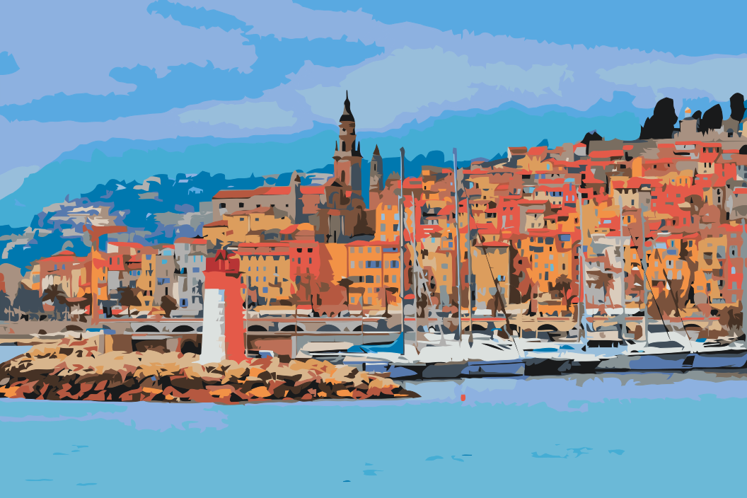 Paint by Numbers - Menton