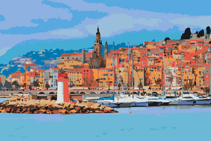 Paint by Numbers - Menton