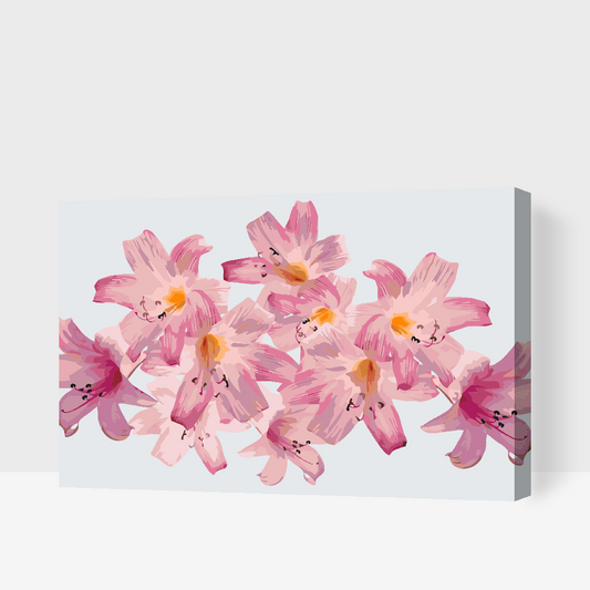 Paint by Numbers - Pink Lilies 2