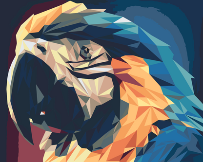 Paint by Numbers - Ara Parrot 2