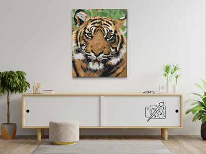 Paint by Numbers - Tiger Head 2
