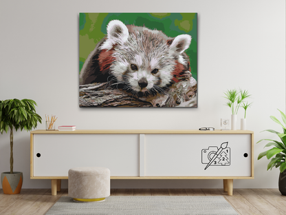 Paint by Numbers - Red Panda