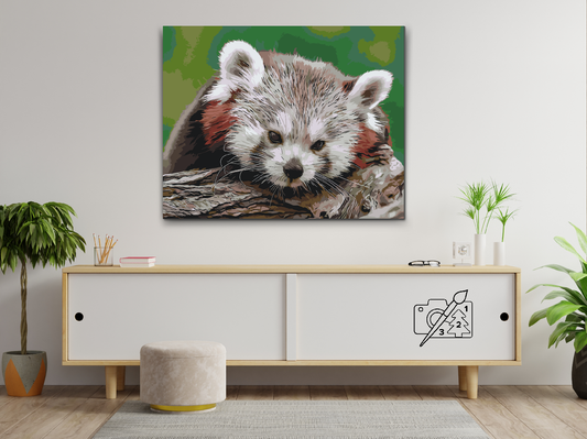 Paint by Numbers - Red Panda