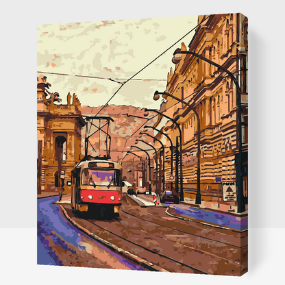 Paint by Numbers - Prag Sporvogn