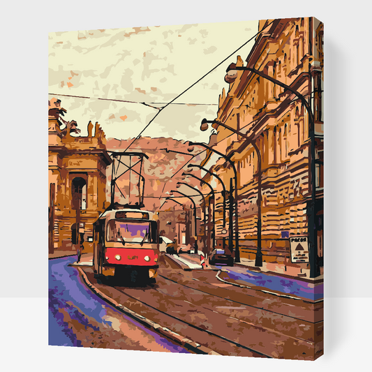 Paint by Numbers - Prag Sporvogn