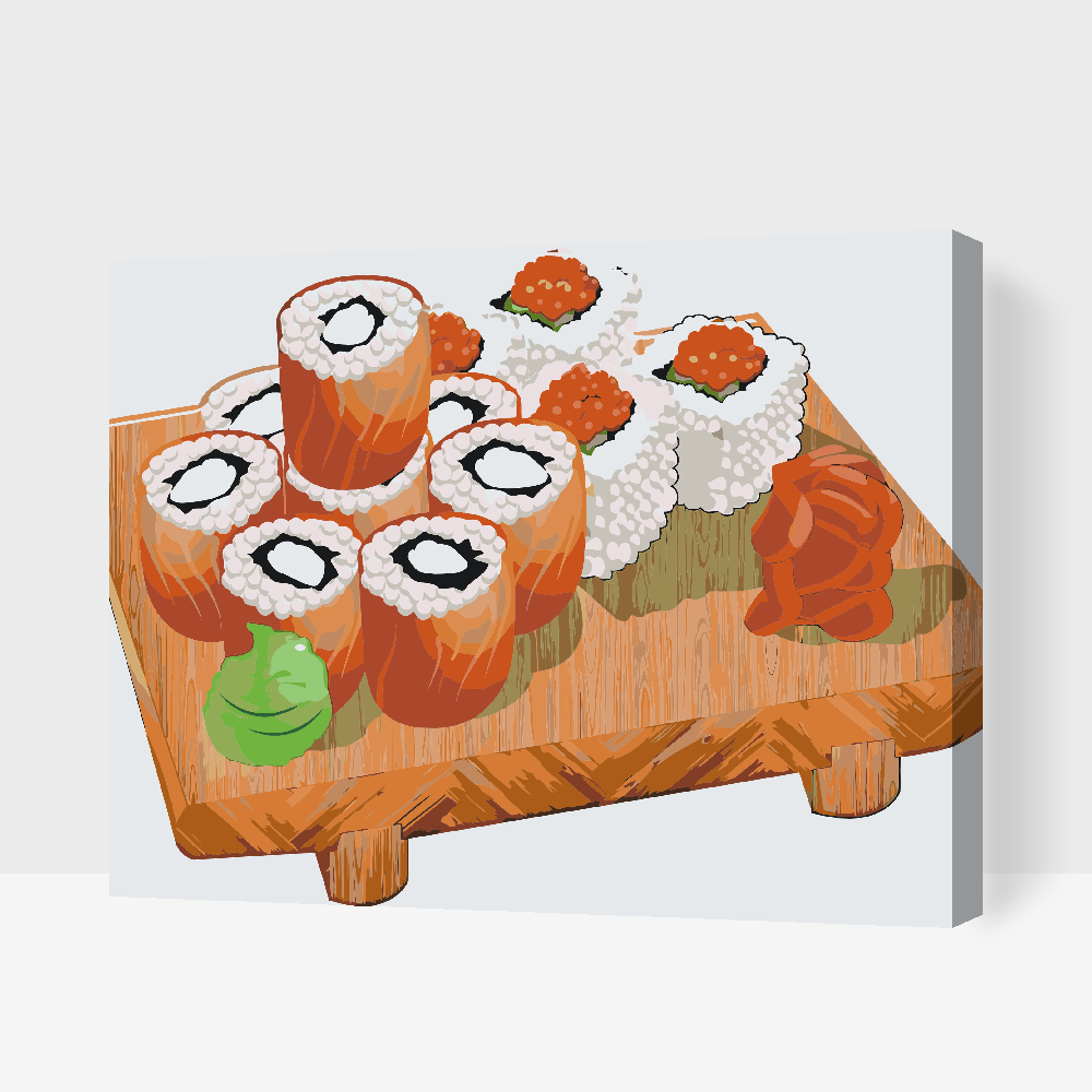 Paint by Numbers - Sushi