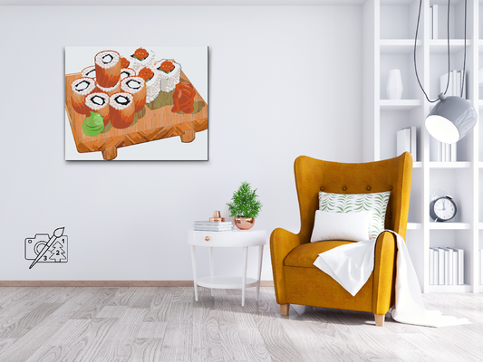 Paint by Numbers - Sushi