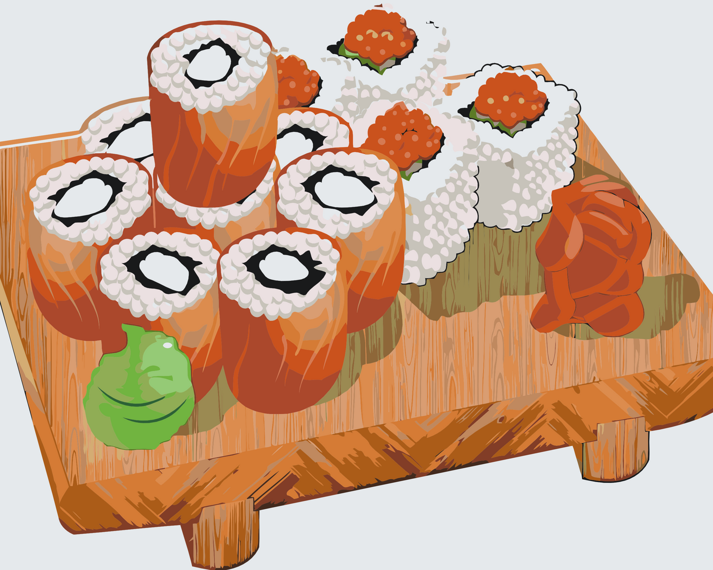 Paint by Numbers - Sushi