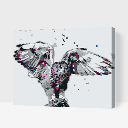 Paint by Numbers - Sølv Sneugle