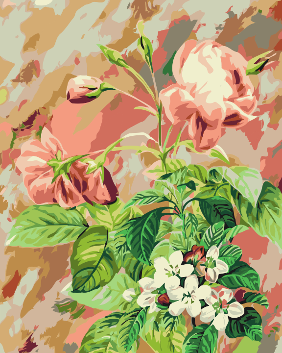 Paint by Numbers - Vintage Roses 4