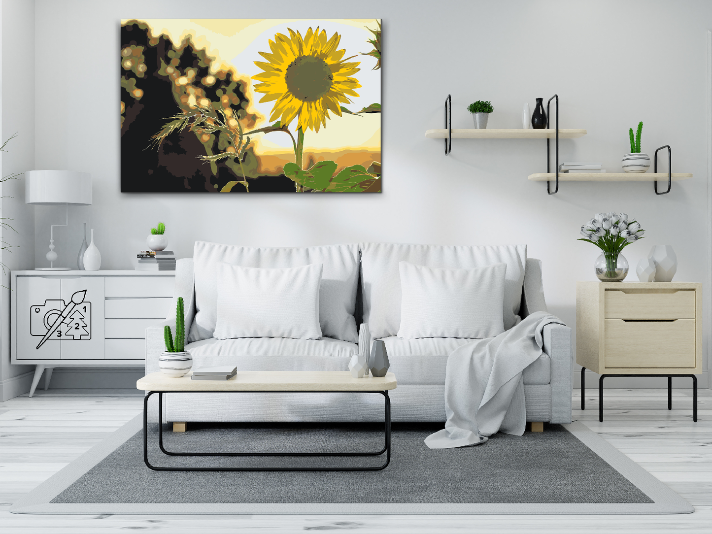 Paint by Numbers - Sangblomster på engen