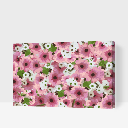 Paint by Numbers - Blomsterbaggrund 2