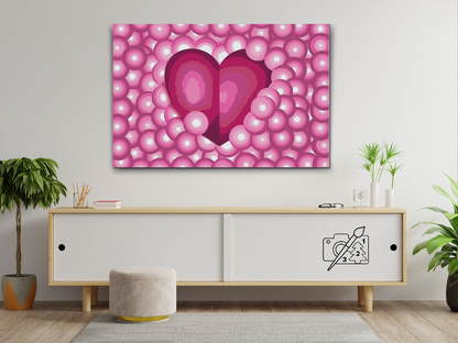 Paint by Numbers - Hjerte i bobler