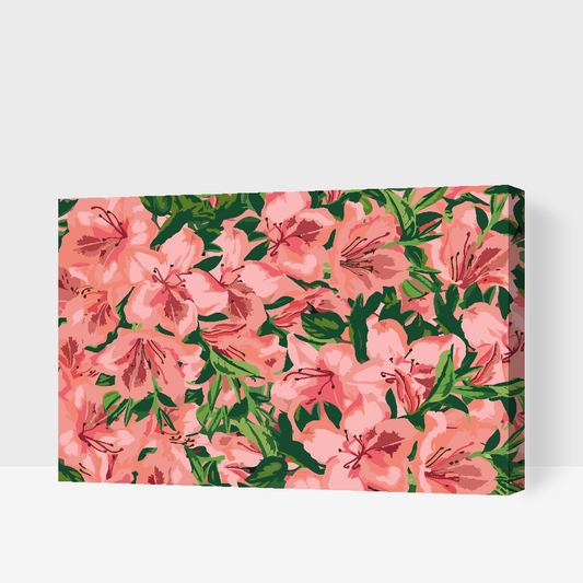 Paint by Numbers - Pink Flowers 2