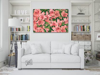 Paint by Numbers - Pink Flowers 2