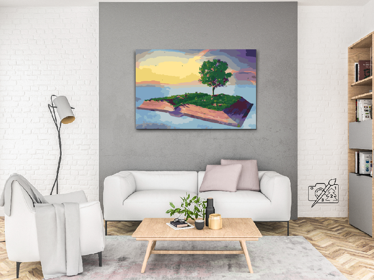 Paint by Numbers - Bog i Skyerne