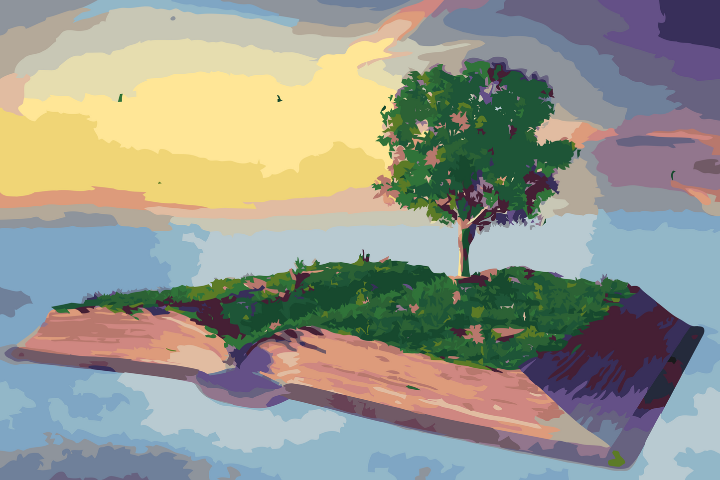 Paint by Numbers - Bog i Skyerne