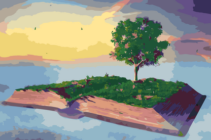 Paint by Numbers - Bog i Skyerne