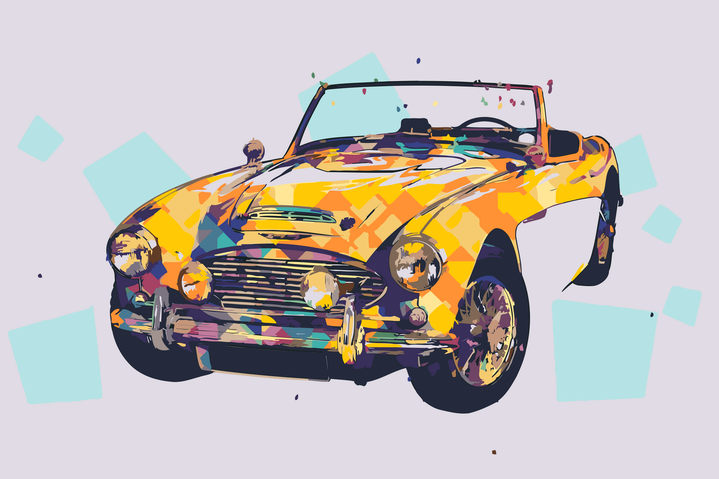 Paint by Numbers - Austin Healey