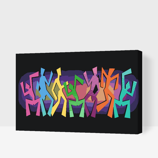 Paint by Numbers - Farverig dans