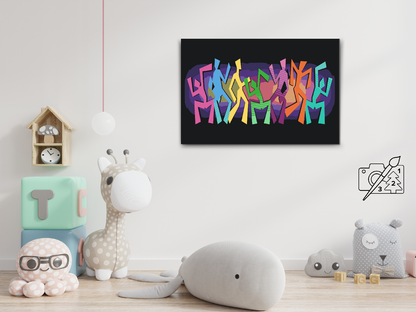 Paint by Numbers - Farverig dans
