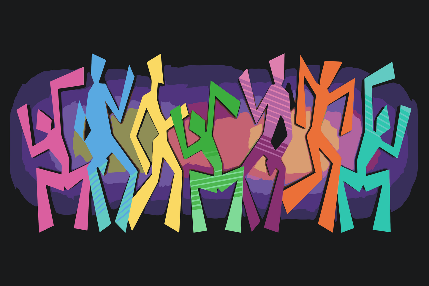 Paint by Numbers - Farverig dans