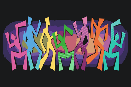 Paint by Numbers - Farverig dans