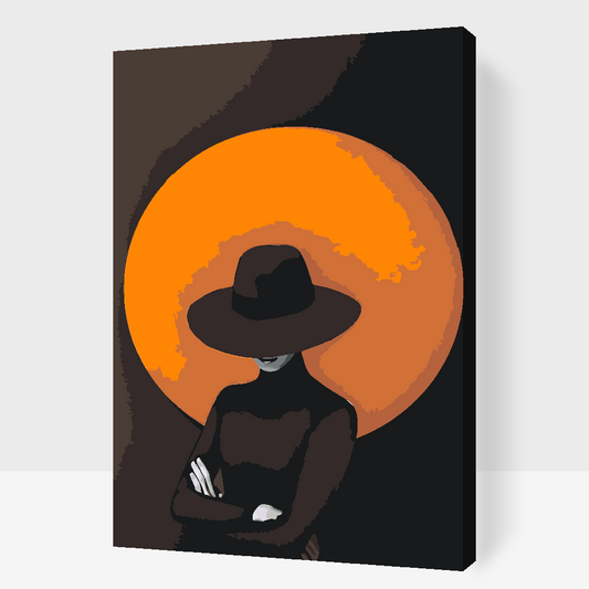 Paint by Numbers - Den mystiske kvinde med hatten