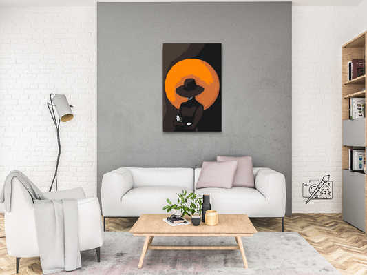 Paint by Numbers - Den mystiske kvinde med hatten