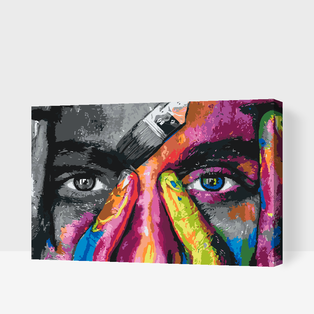 Paint by Numbers - Kvinde med to ansigter