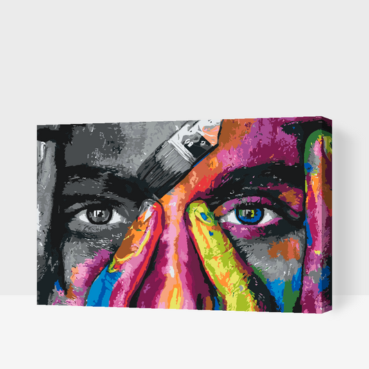 Paint by Numbers - Kvinde med to ansigter