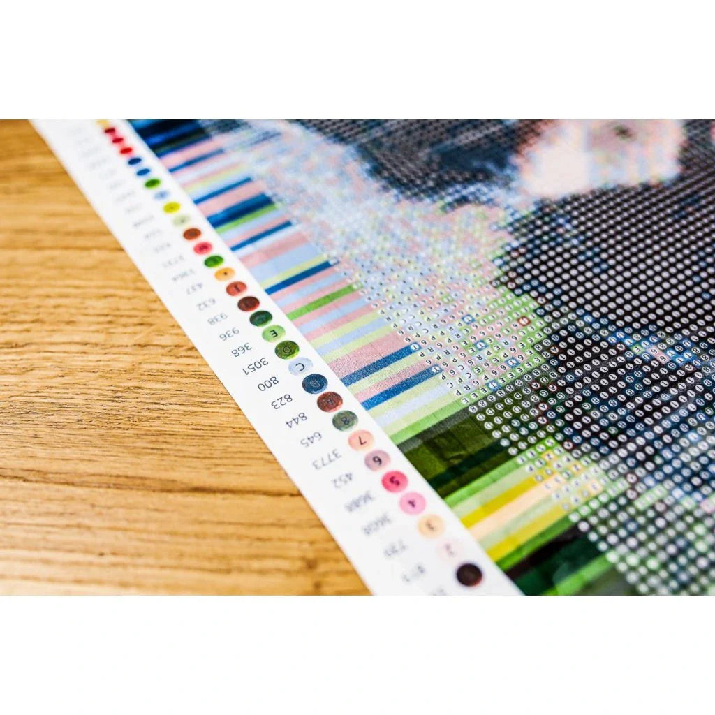 Diamond Paint - Genskab dit foto med diamanter - farvekoder