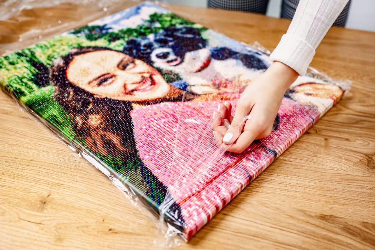 Diamond Paint - Genskab dit foto med diamanter!