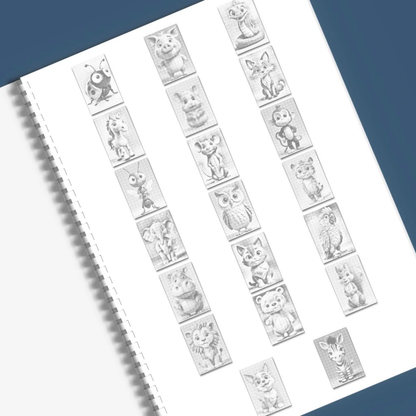 Mal-med-prikker Malebog - Dyr - Køb 3 betalt for 2 - rabat fratrækkes ved kassen.