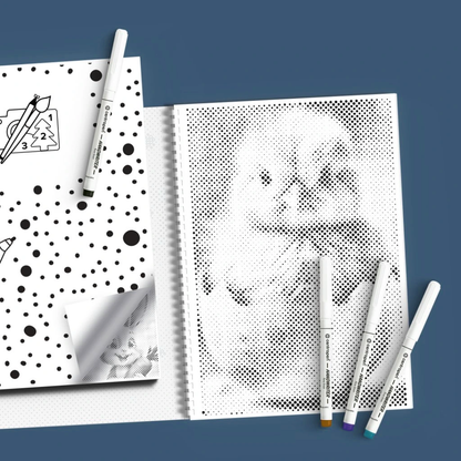 Mal-med-prikker Malebog - Påske - Køb 3 betalt for 2 - rabat fratrækkes ved kassen.