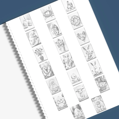 Mal-med-prikker Malebog - Påske - Køb 3 betalt for 2 - rabat fratrækkes ved kassen.