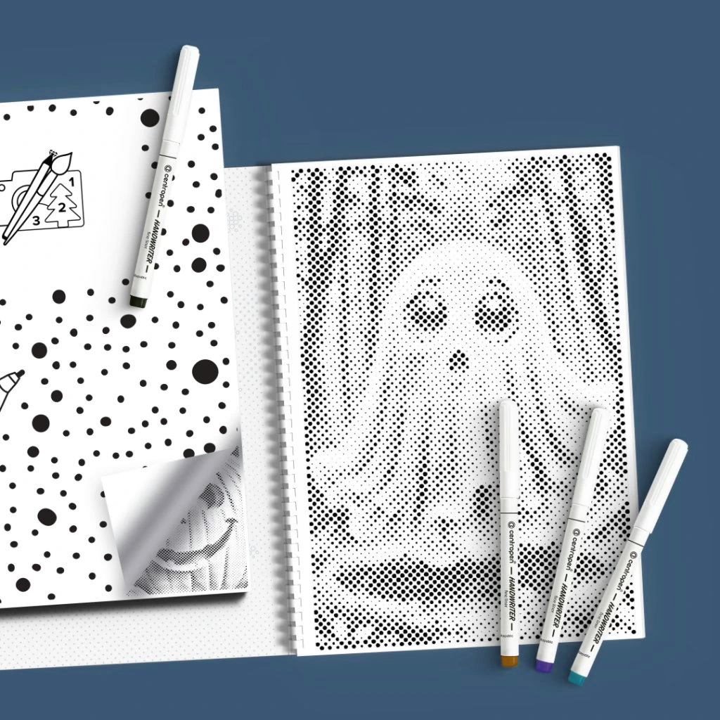 Mal-med-prikker Malebog - Halloween - Køb 3 betalt for 2 - rabat fratrækkes ved kassen.