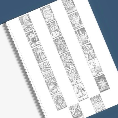 Mal-med-prikker Malebog - Jul - Køb 3 betalt for 2 - rabat fratrækkes ved kassen.