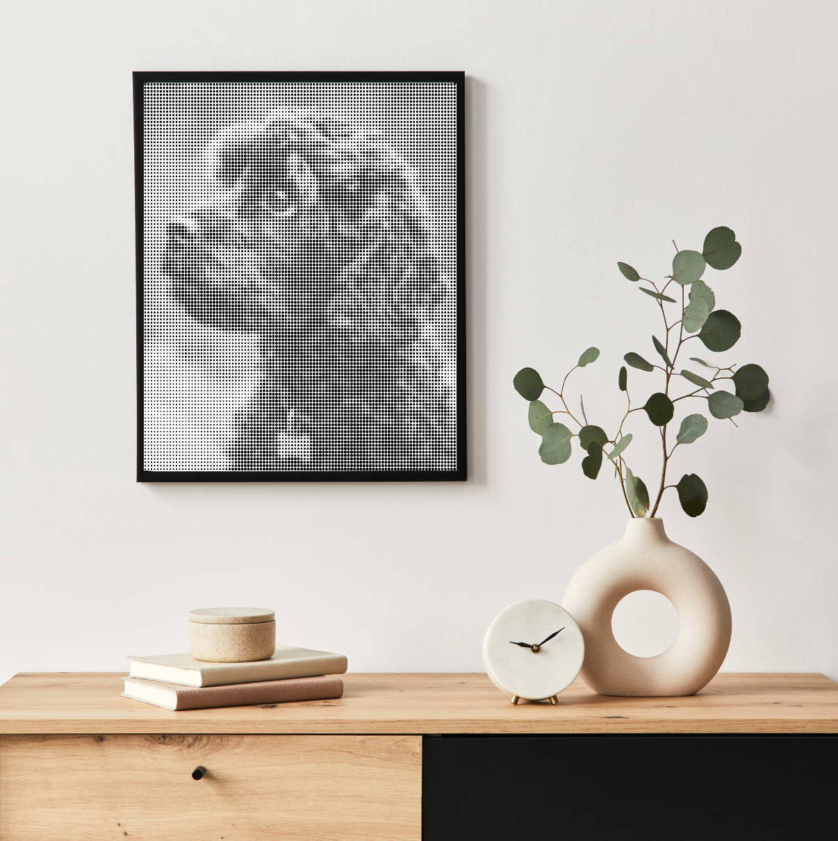 Eget foto - mal med prikker