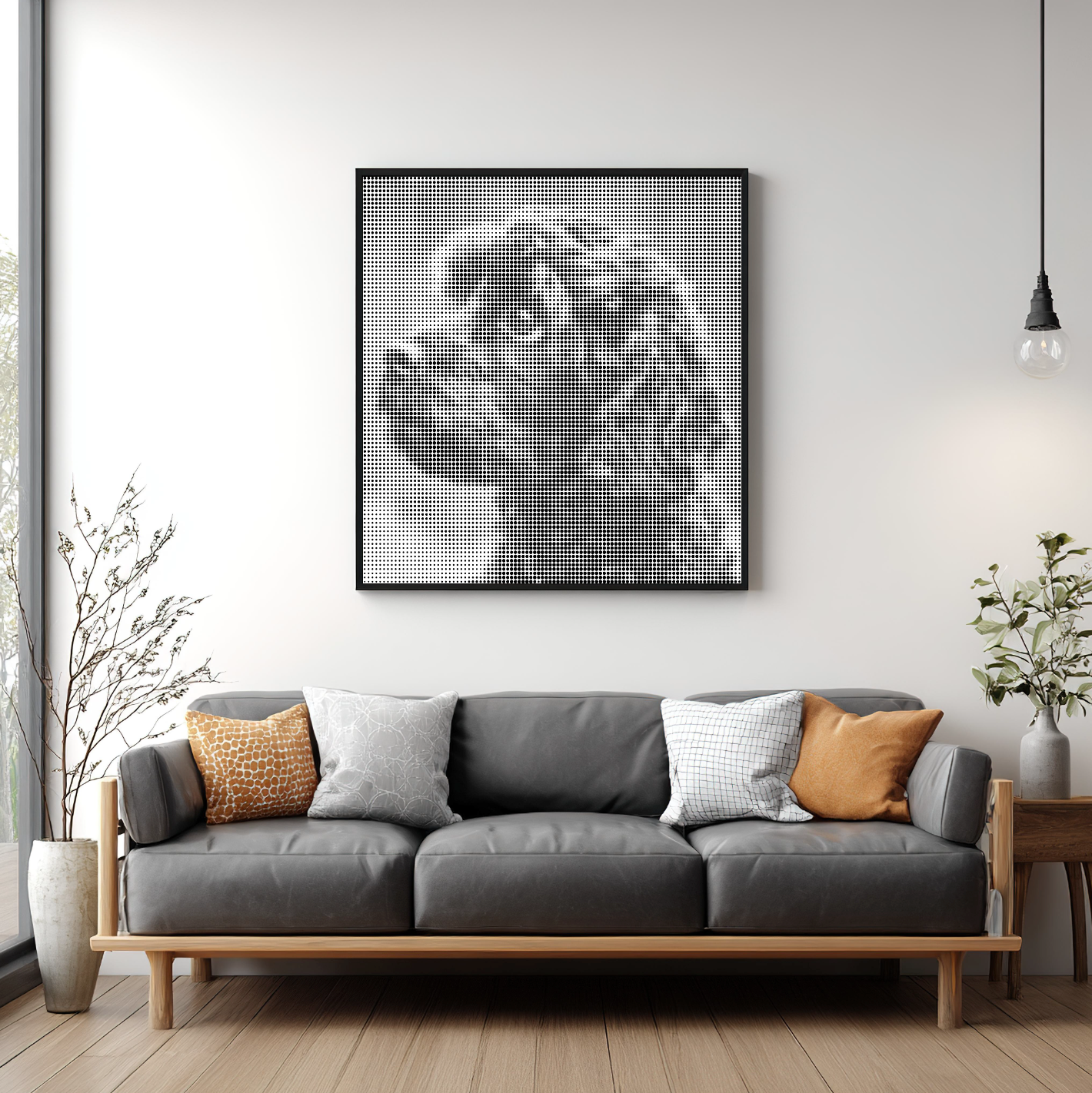 Eget foto - mal med prikker