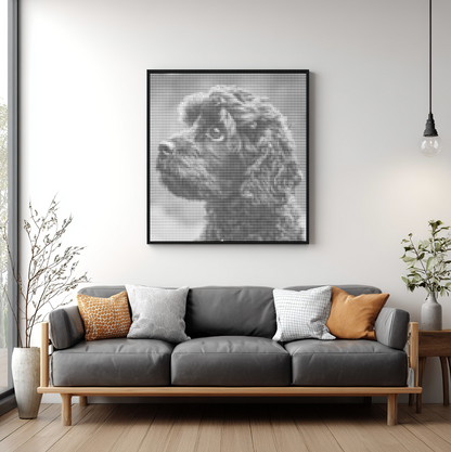 Eget foto - mal med prikker